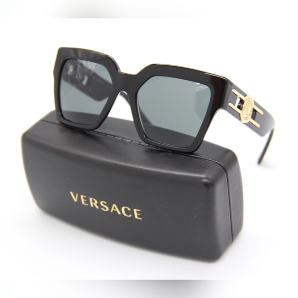 NEW VERSACE SUNGLASSES VE4458 GB1/87 EYEWEAR VERSACE MOD 4458 BLACK - Picture 2 of 12
